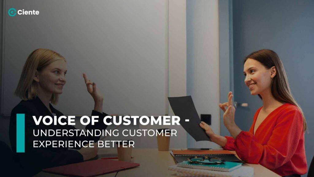 Voice of Customer - Understanding Customer Experience Better