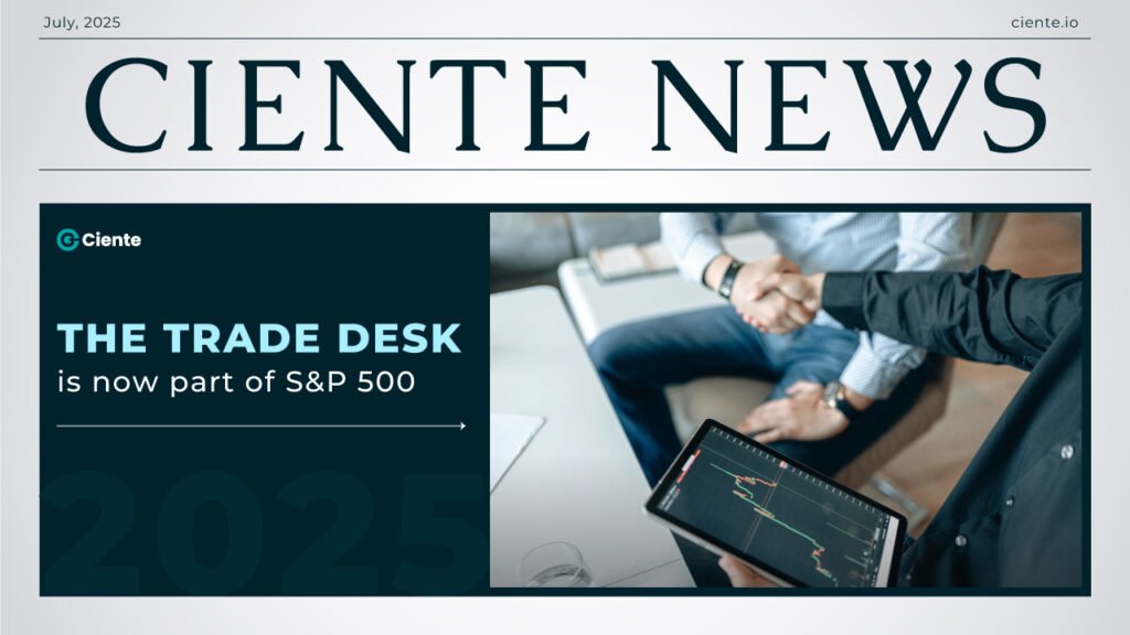 The Trade Desk is now part of S P 500